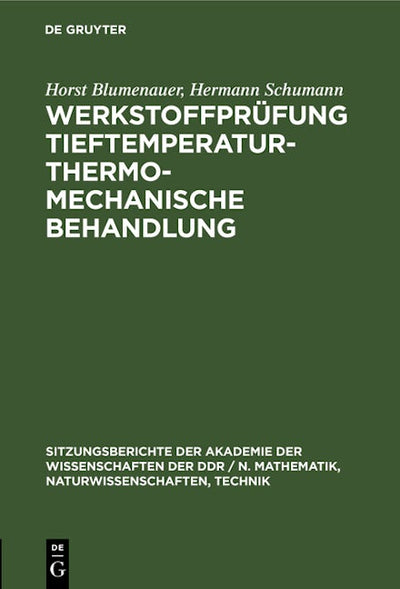 Werkstoffprüfung Tieftemperatur – thermo-mechanische Behandlung