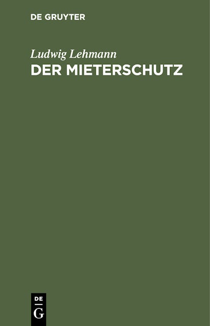 Der Mieterschutz