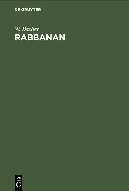 Rabbanan