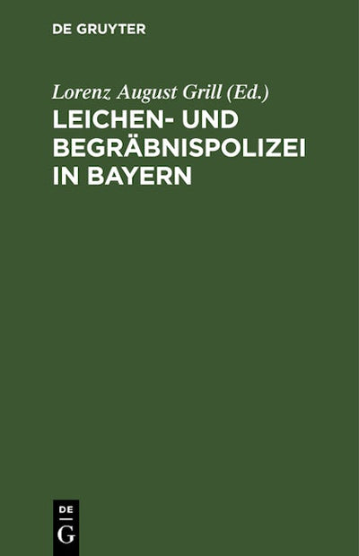Leichen- und Begräbnispolizei in Bayern