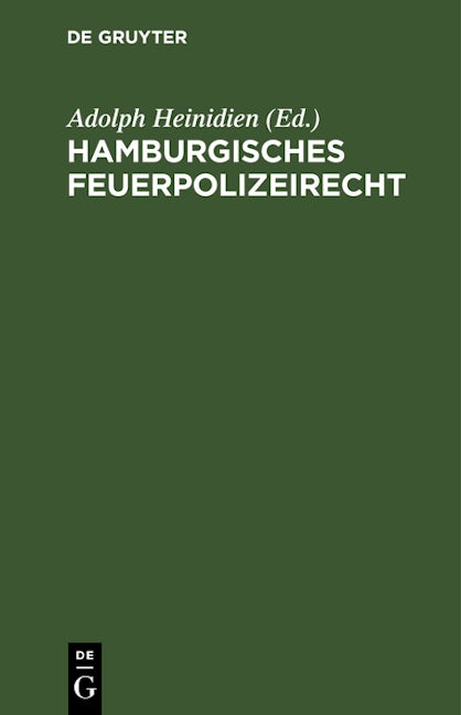 Hamburgisches Feuerpolizeirecht