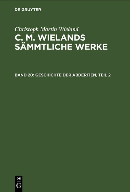 Geschichte der Abderiten, Teil 2