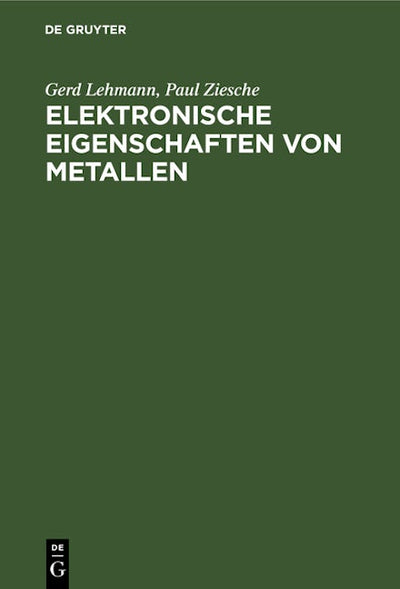 Elektronische Eigenschaften von Metallen