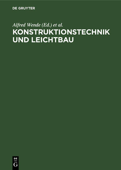 Konstruktionstechnik und Leichtbau
