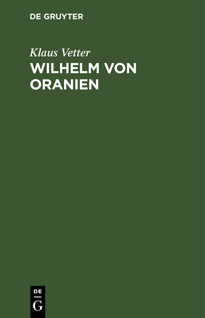 Wilhelm von Oranien