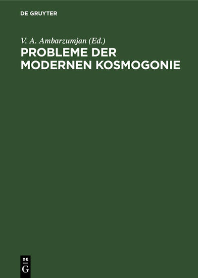 Probleme der modernen Kosmogonie