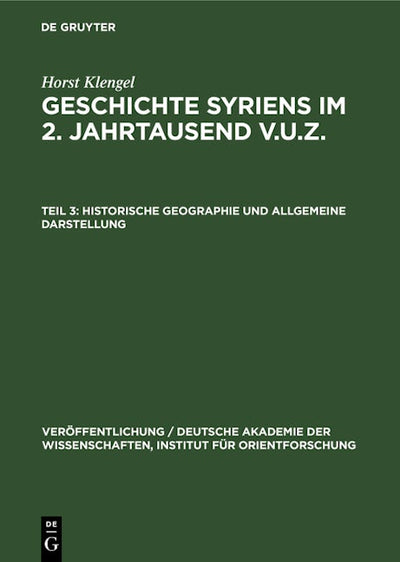 Historische Geographie und allgemeine Darstellung