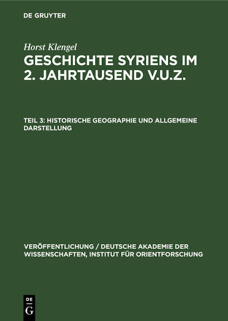 Historische Geographie und allgemeine Darstellung