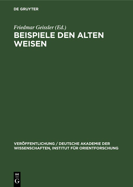 Beispiele den Alten Weisen