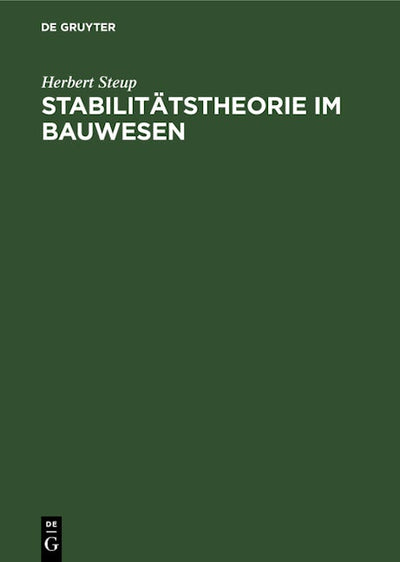 Stabilitätstheorie im Bauwesen