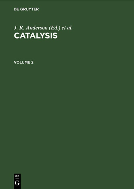 Catalysis. Volume 2