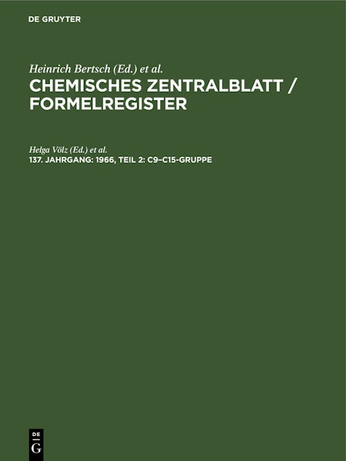 1966, Teil 2: C9–C15-Gruppe