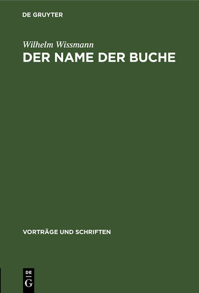 Der Name der Buche