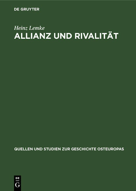 Allianz und Rivalität