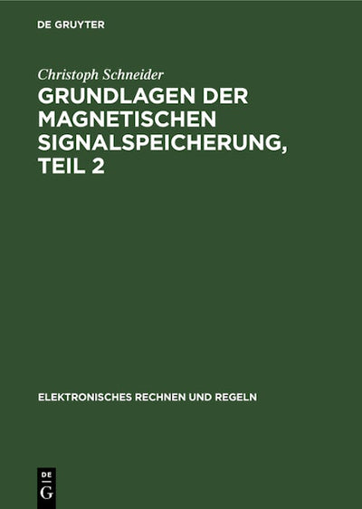 Magnetbänder und Grundlagen der Transportwerke
