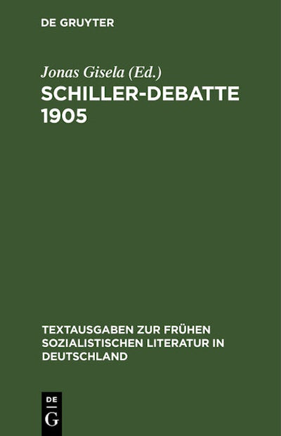 Schiller-Debatte 1905