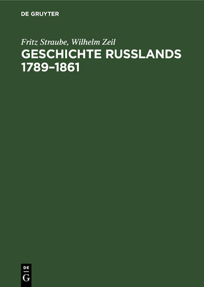 Geschichte Rußlands 1789–1861