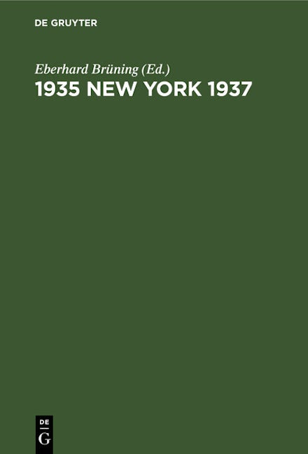 1935 New York 1937
