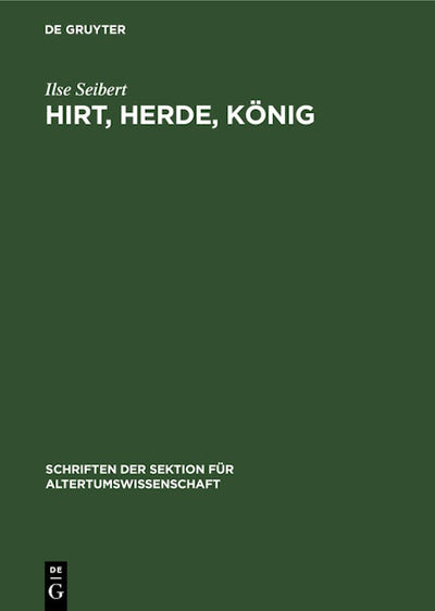 Hirt, Herde, König