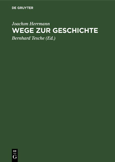 Wege zur Geschichte