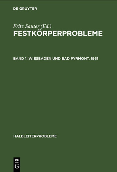 Wiesbaden und Bad Pyrmont, 1961