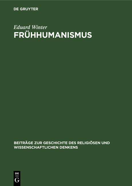 Frühhumanismus