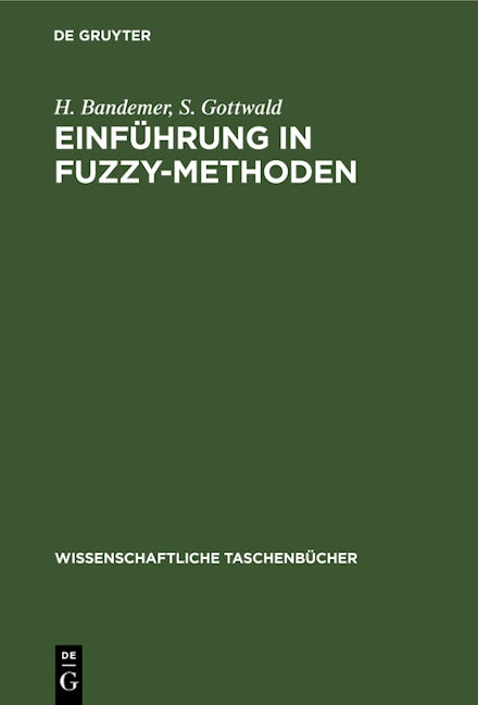 Einführung ın FUZZY-Methoden