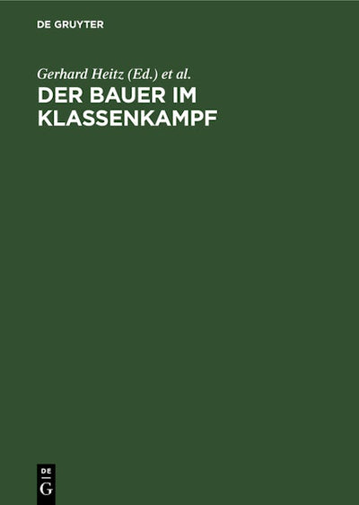 Der Bauer im Klassenkampf