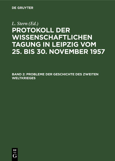 Probleme der Geschichte des Zweiten Weltkrieges