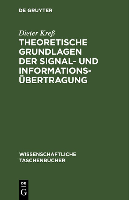 Theoretische Grundlagen der Signal- und Informationsübertragung
