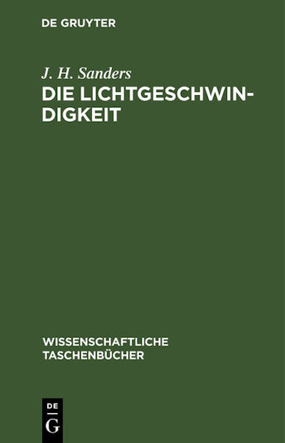 Die Lichtgeschwindigkeit