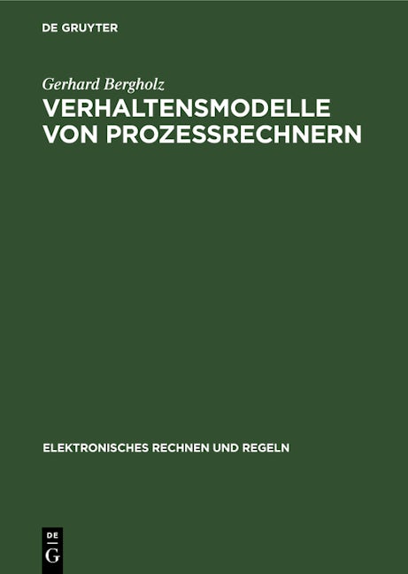 Verhaltensmodelle von Prozessrechnern
