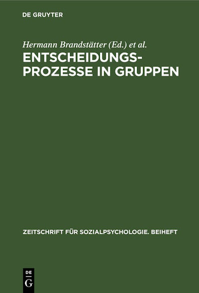 Entscheidungsprozesse in Gruppen