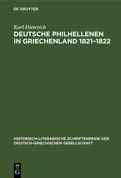 Deutsche Philhellenen in Griechenland 1821–1822