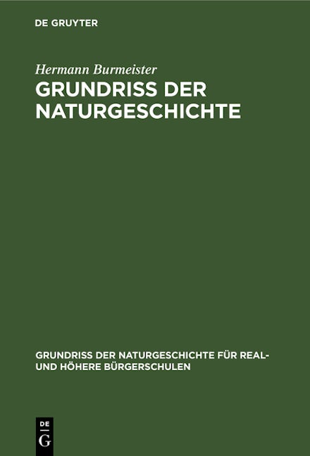 Grundriss der Naturgeschichte
