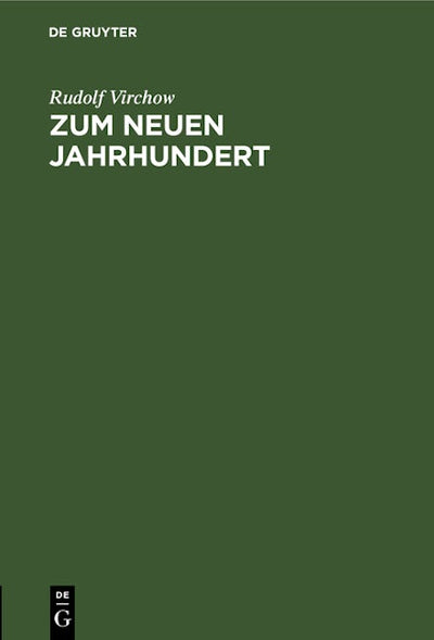 Zum neuen Jahrhundert