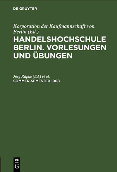 Sommer-Semester 1908