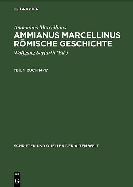 Book cover image for Buch 14–17 ISBN: 9783112611913