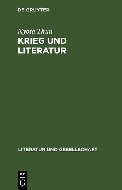 Krieg und Literatur