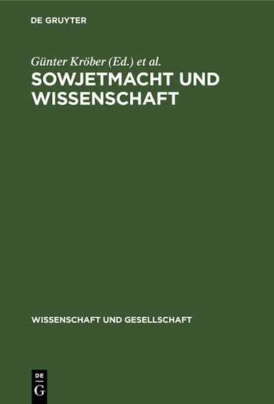 Sowjetmacht und Wissenschaft