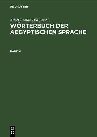 Die Belegstellen, Band 4