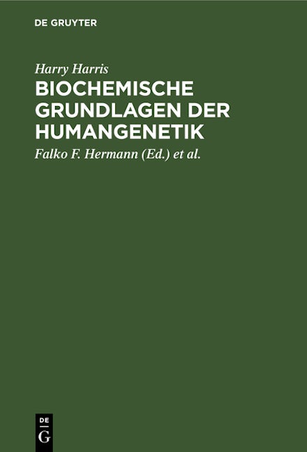 Biochemische Grundlagen der Humangenetik