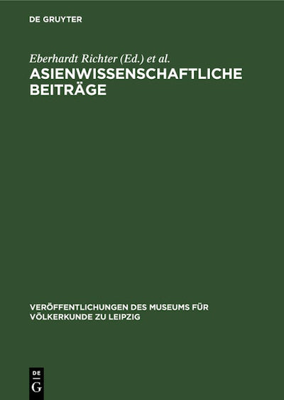 Asienwissenschaftliche Beiträge