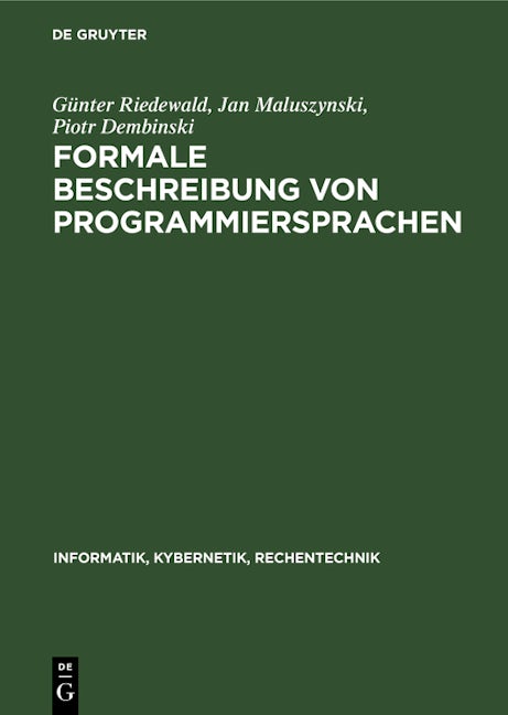 Formale Beschreibung von Programmiersprachen