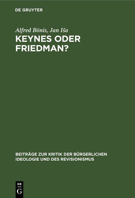 Keynes oder Friedman?