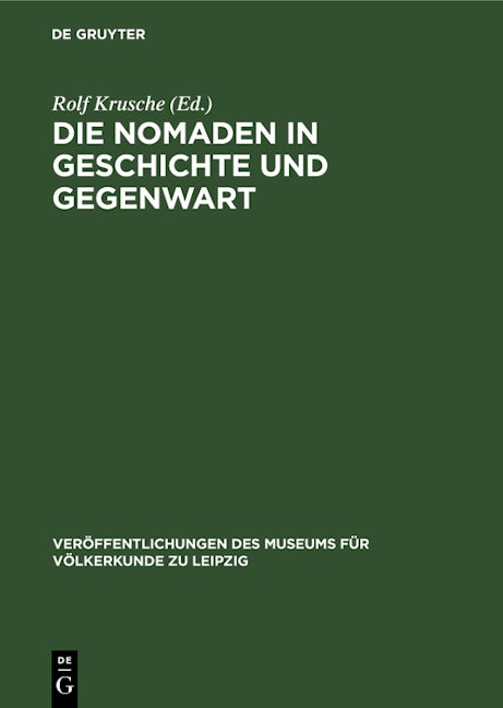 Die Nomaden in Geschichte und Gegenwart