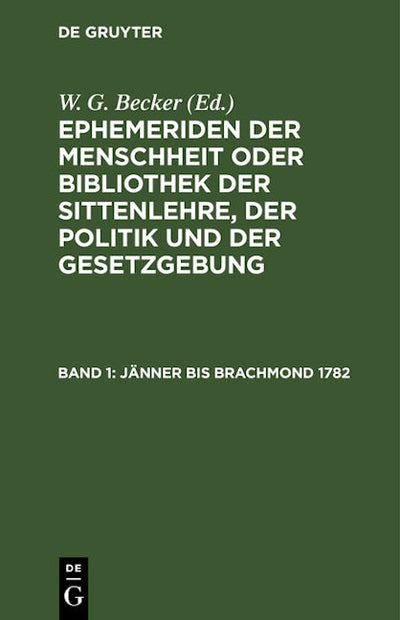 Jänner bis Brachmond 1782