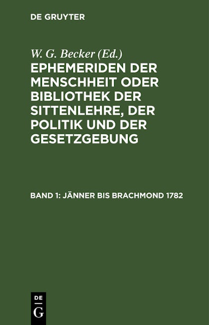 Jänner bis Brachmond 1782