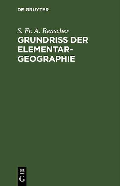Grundriß der Elementar-Geographie