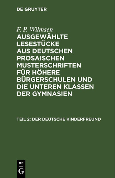 Der deutsche Kinderfreund, Teil 2